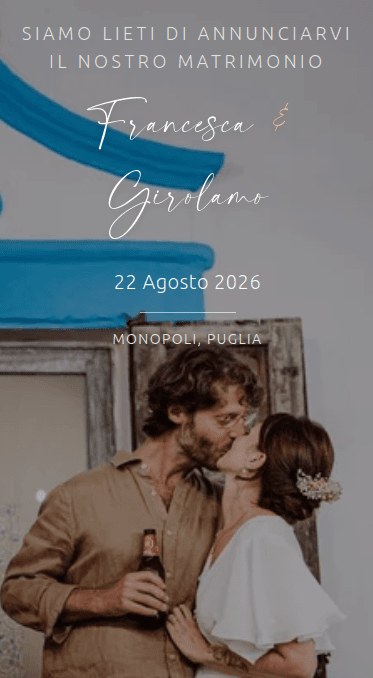 Francesca e Girolamo Wedding